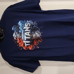 Blue Titans Nfl Graphic T-Shirt
